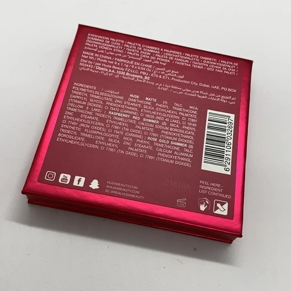 Huda Beauty Ruby Obsession Eyeshadow Palette